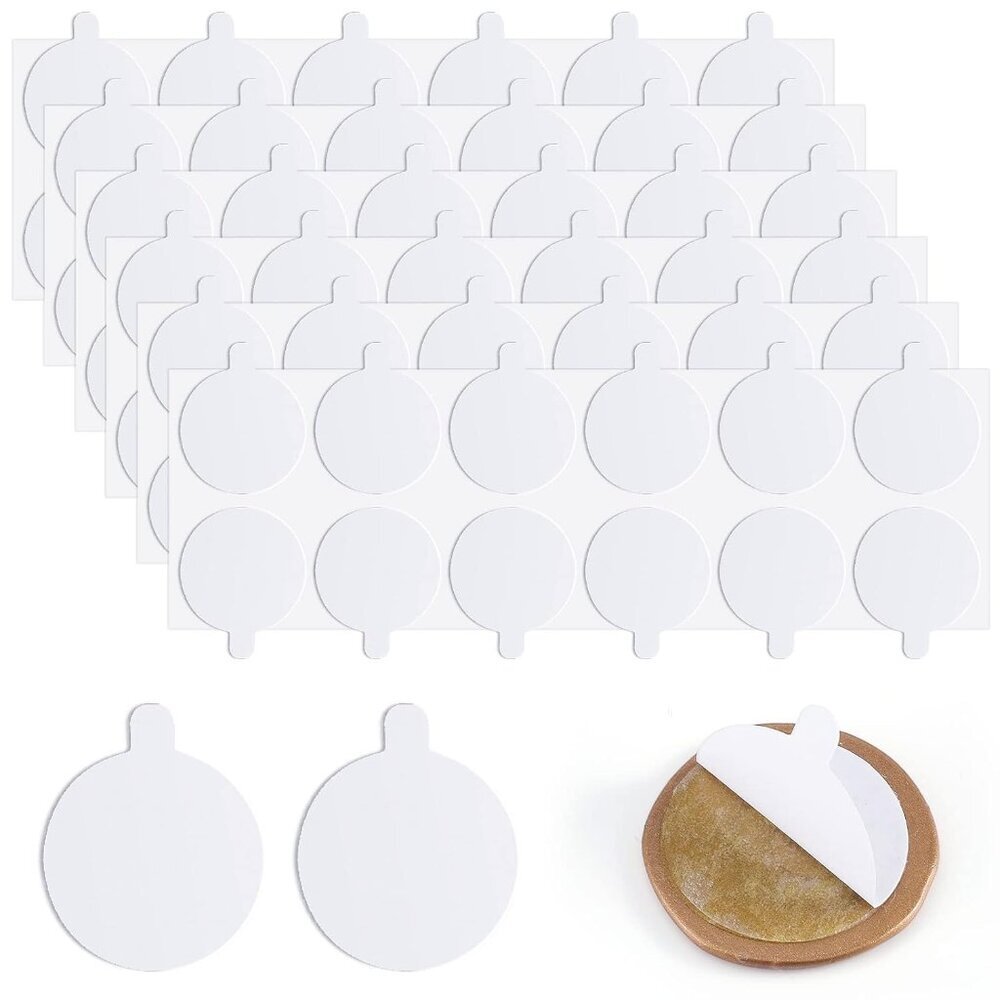 360 PCS Double Sided Adhesive Wax Seal Stickers - Removable Sticky Tack Putty fo
